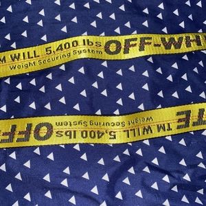 Off White Industrial Belt